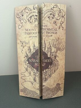 Miniature Marauder’s Map Designed by MinaLima - DOES NOT COME WITH BOOK